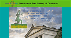 Desktop Screenshot of decorativeartsociety.org